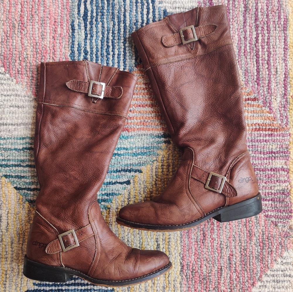 Dingo Leather Boots, Women's Size 7.5